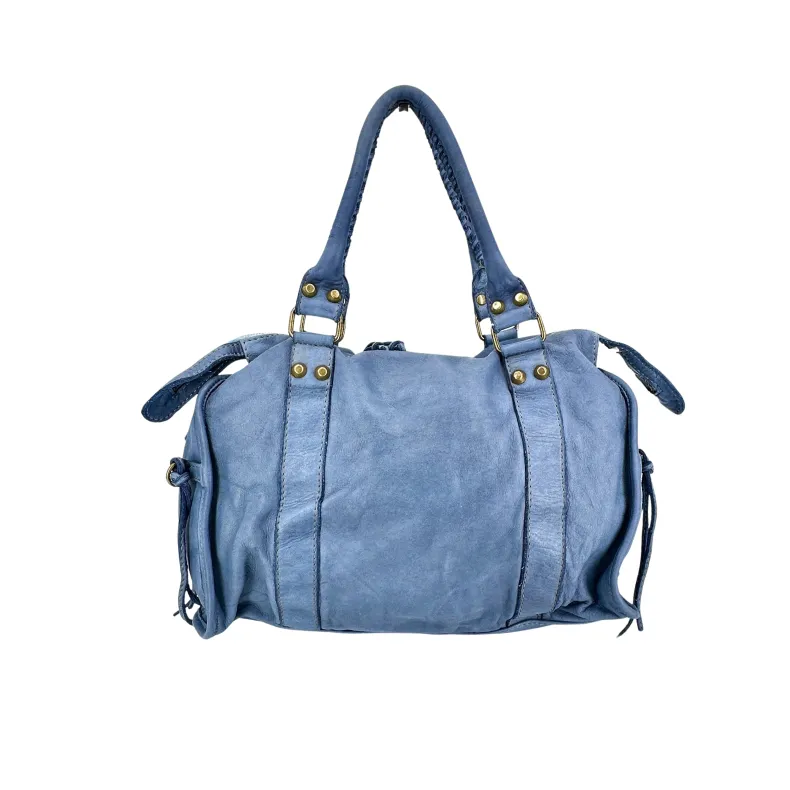 Luisa Big – Bag With Studs And Leather Laces