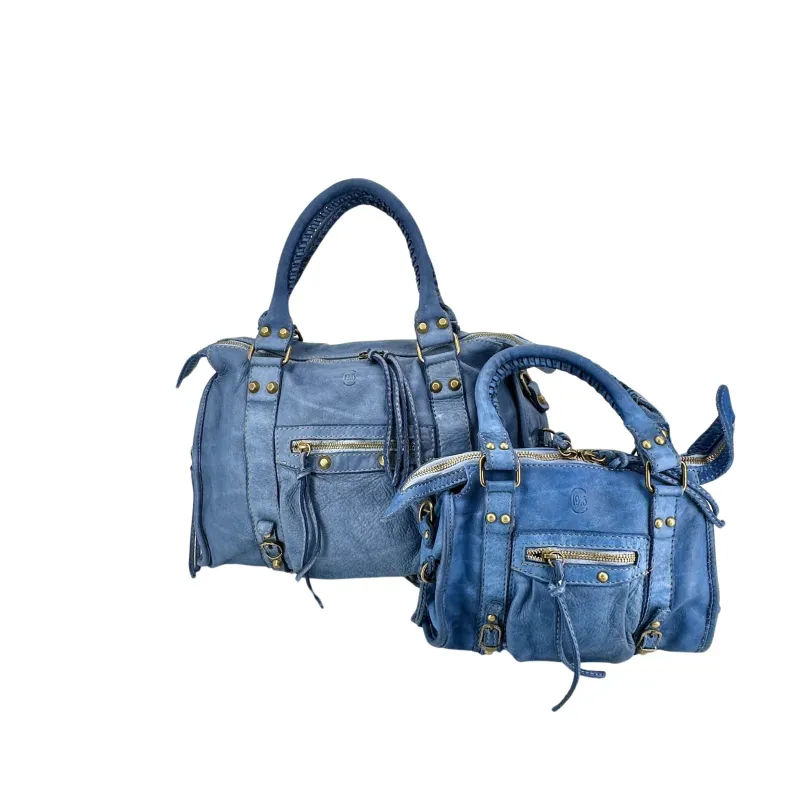 Luisa Big – Bag With Studs And Leather Laces