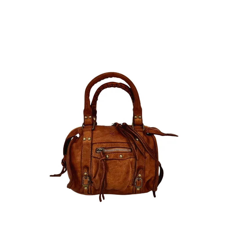 Luisa Small – Handbag With Studs And Leather Laces