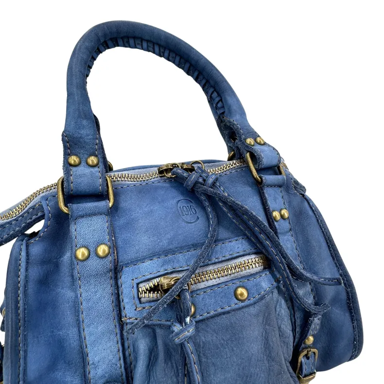 Luisa Small – Handbag With Studs And Leather Laces