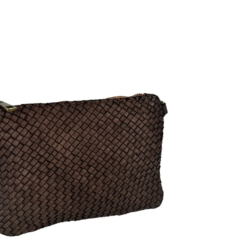Maya Small – Woven Clutch Bag