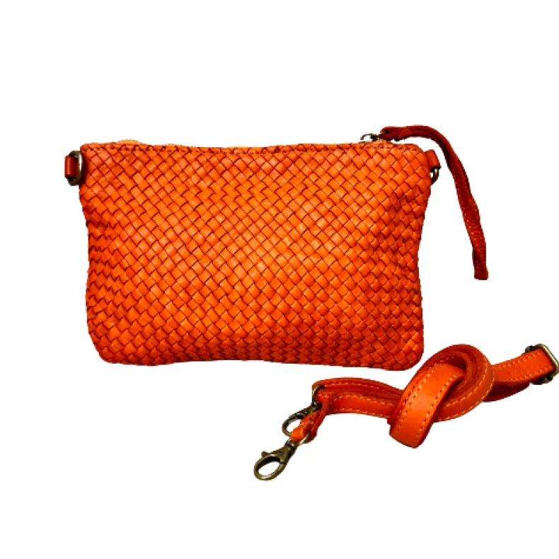 Maya Small – Woven Clutch Bag