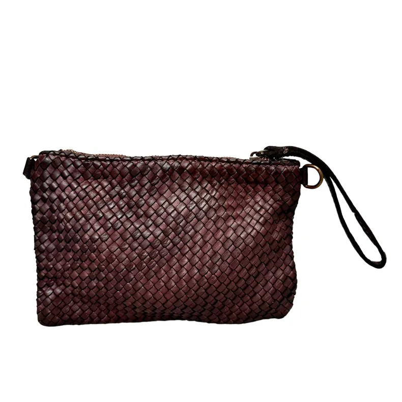 Maya Small – Woven Clutch Bag