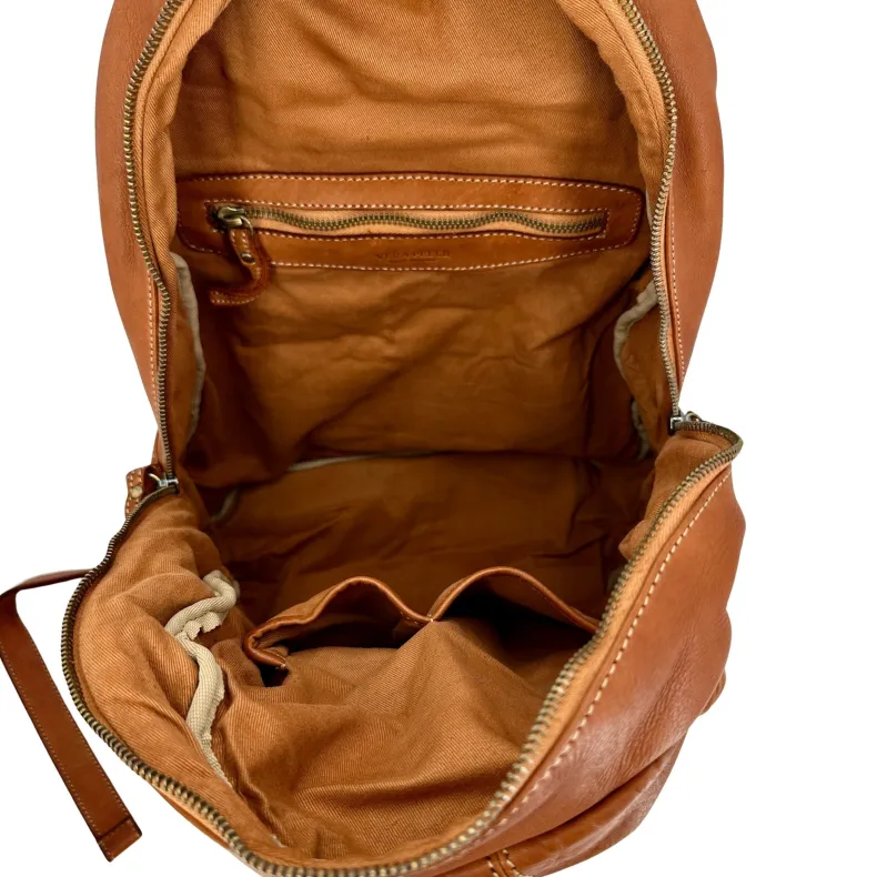 Milano – Smooth Washed Leather Backpack
