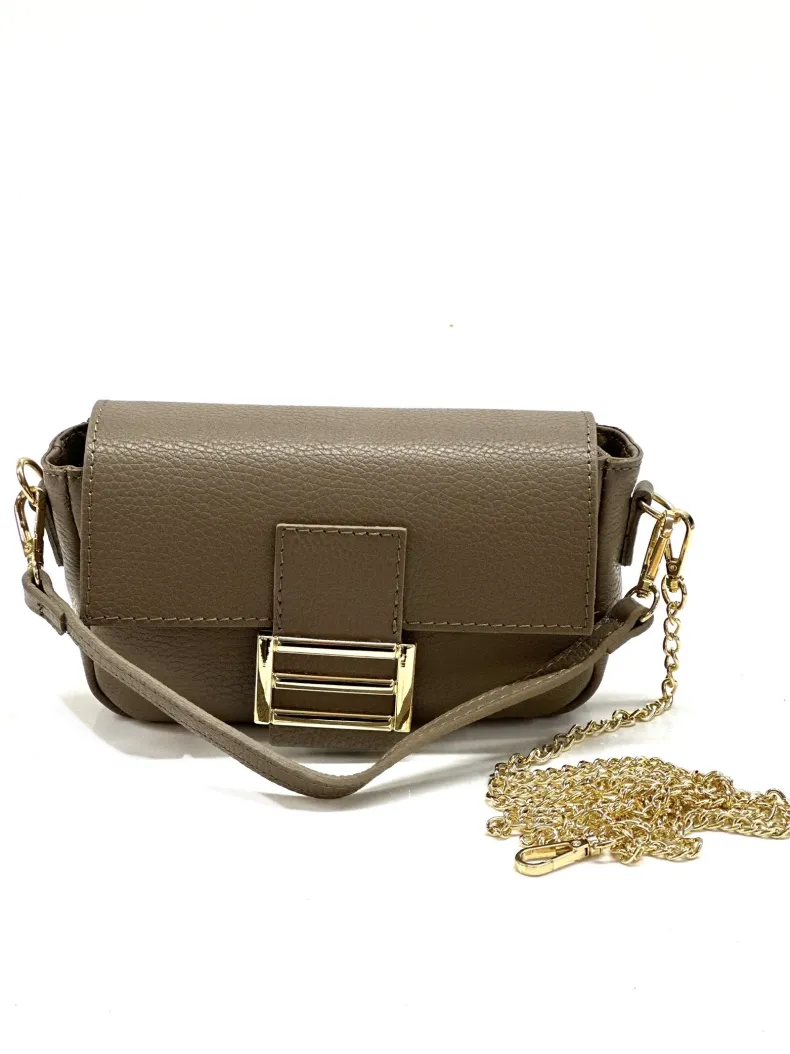 Minibag With Double Fabric Shoulder Strap