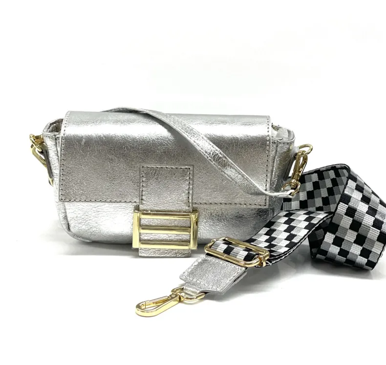 Minibag With Double Fabric Shoulder Strap