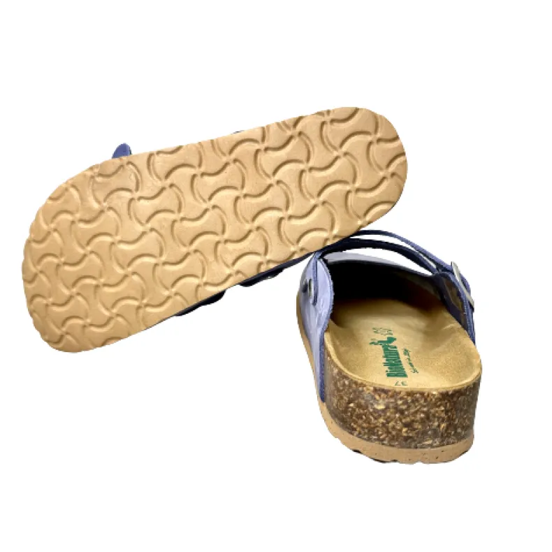 Mules In Bionatura Wisteria-colored Nubuck