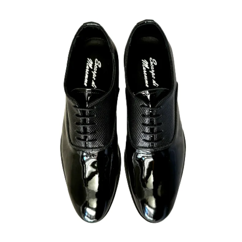 Oxford In Black Patent Stitched Blake
