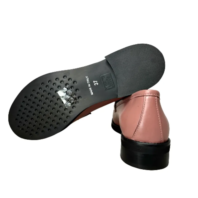 Pink Leather Moccasin With PFV Clamp