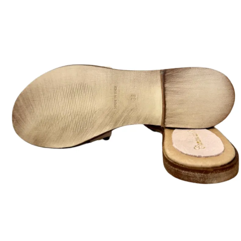 Powder Pink Suede Slipper With Studs