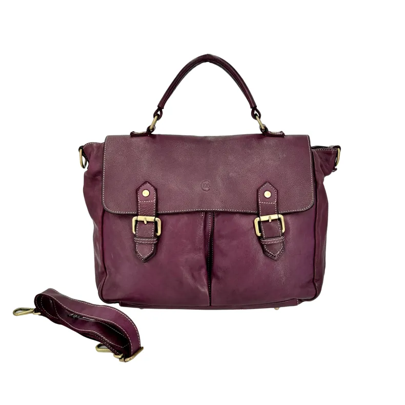 Professional Briefcase In Calfskin And Cowhide