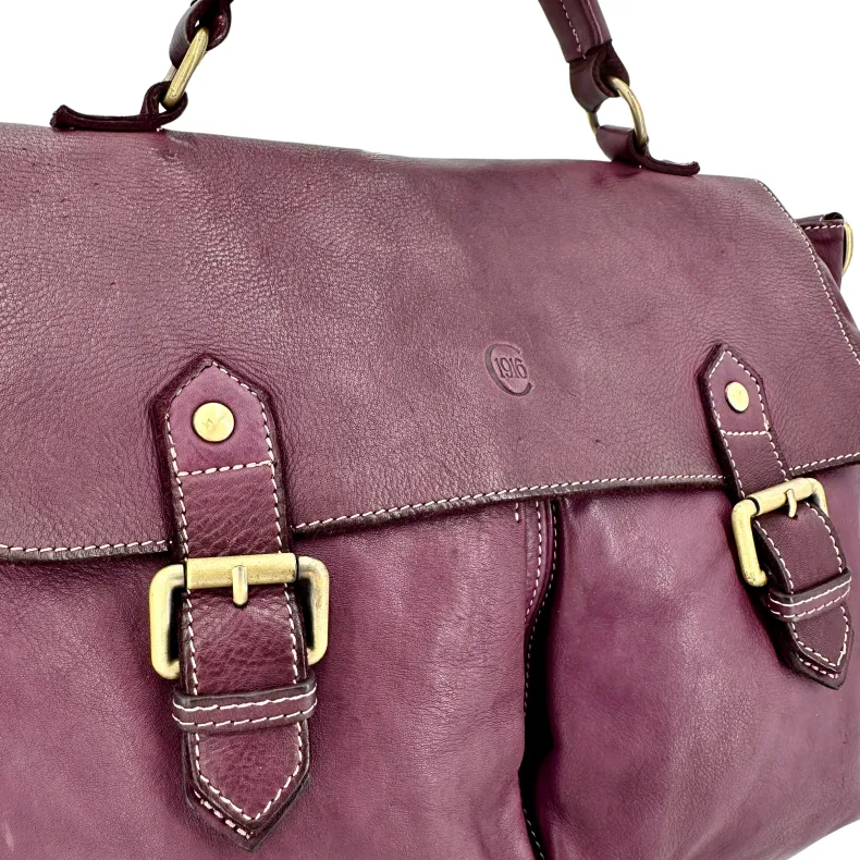 Professional Briefcase In Calfskin And Cowhide