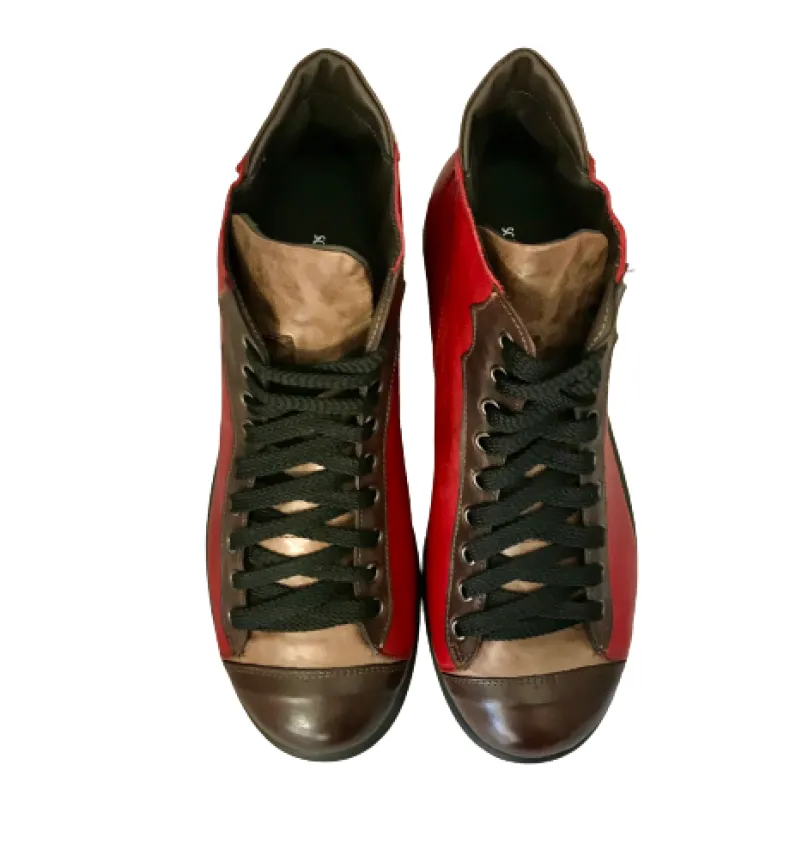 Red / Taupe / T.moro Boot