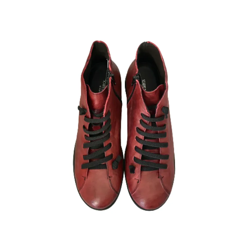 Red Leather Sneaker