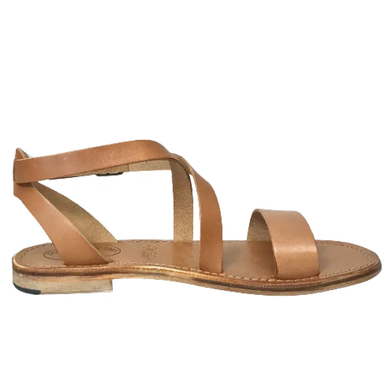 Sandal In Burnt Leather Mod. 6807