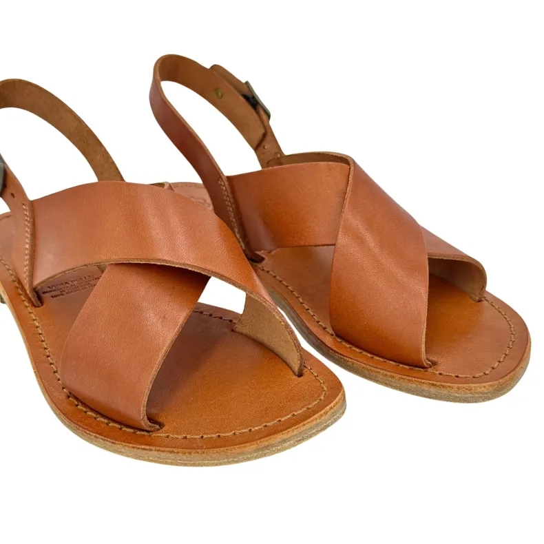 Sandal In Burnt Leather Mod. 9901