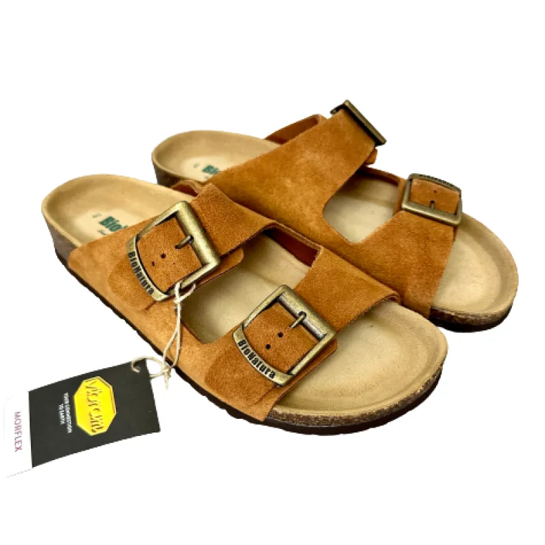 Slipper Bionatura Suede Brandy Vibram