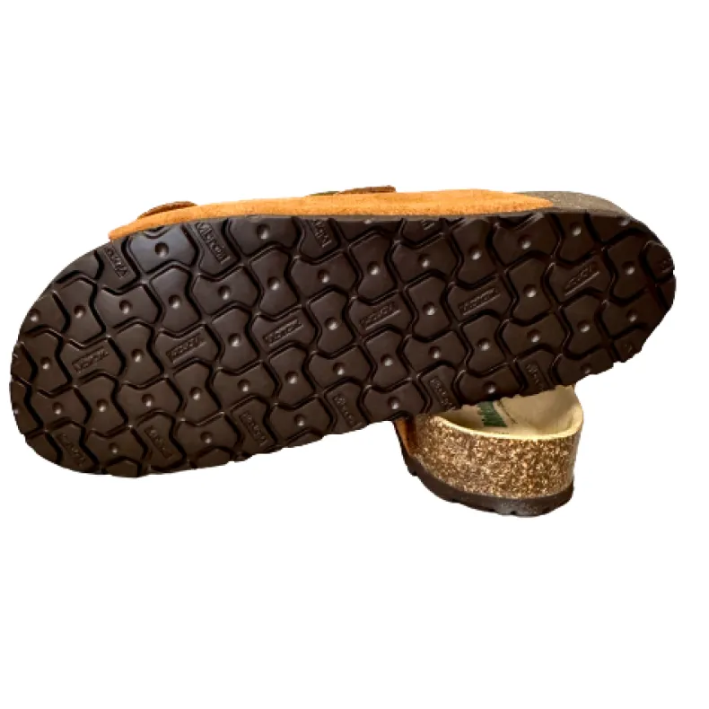 Slipper Bionatura Suede Brandy Vibram