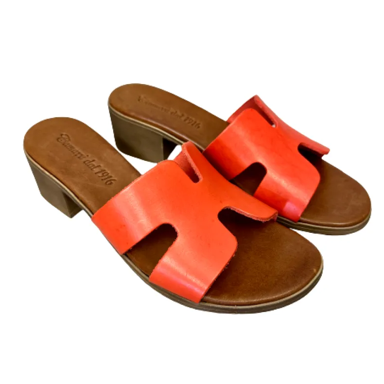 Slipper In Red Leather Mod. Hermes