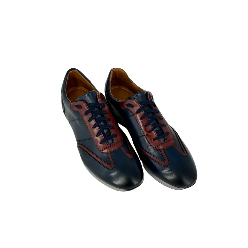 Sneaker 43 – Blue And Burgundy