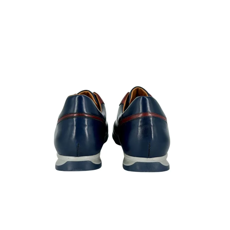 Sneaker 43 – Blue And Burgundy