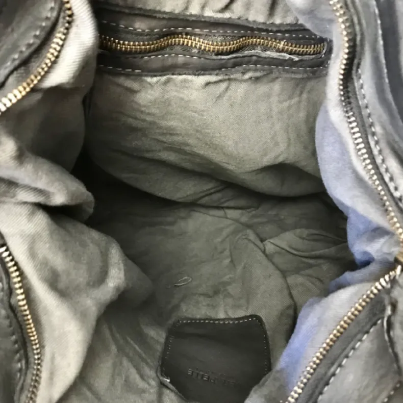 Soft Handcrafted Backpack In Woven Leather