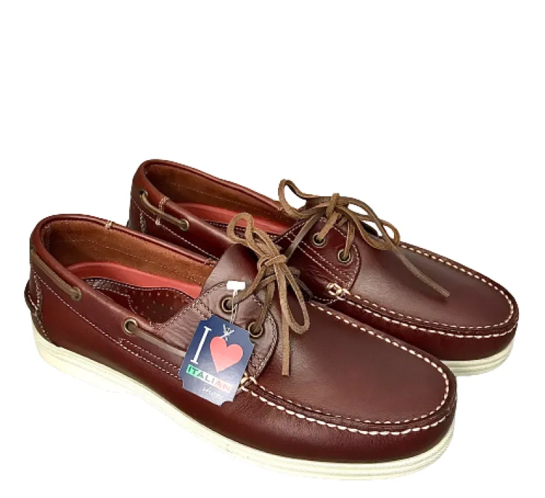 Soldini Brown Leather Craft Boat