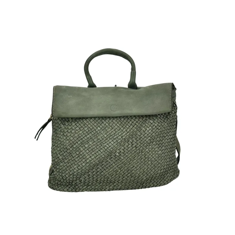 Stockholm – Woven Leather Backpack