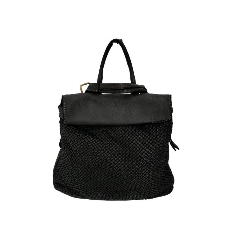 Stockholm – Woven Leather Backpack