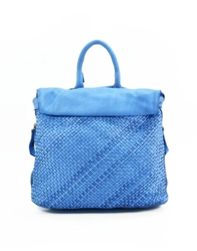 Stockholm – Woven Leather Backpack