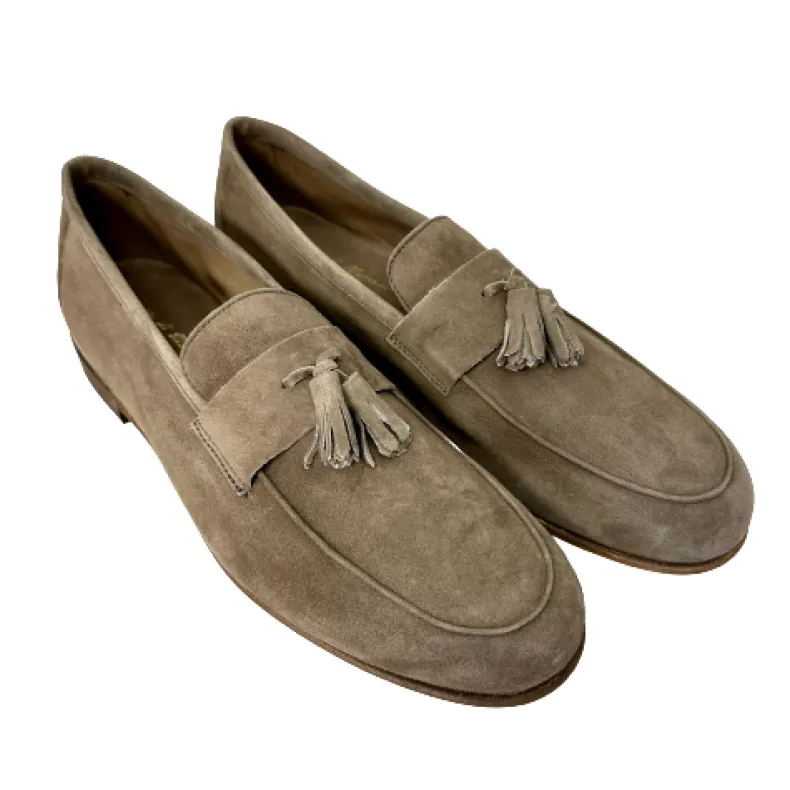 Summer Moccasin In Taupe Suede