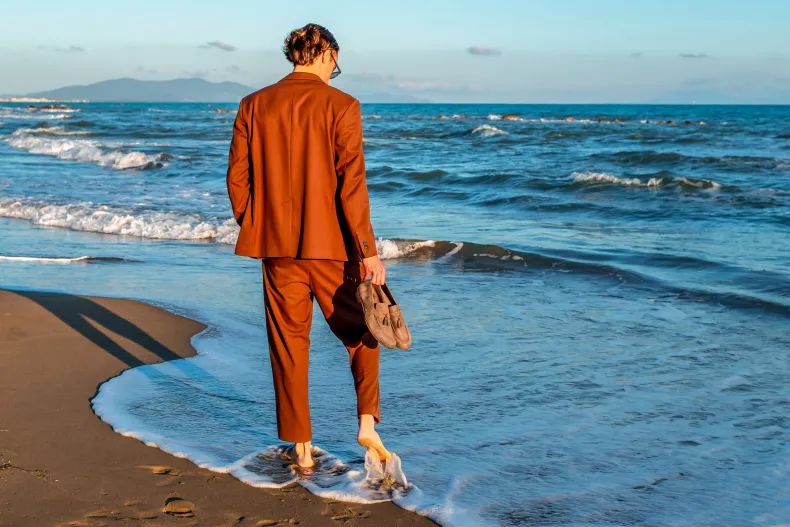 Summer Moccasin In Taupe Suede