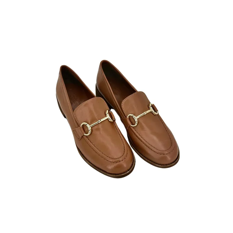 Tan Leather Moccasin With PFV Clamp