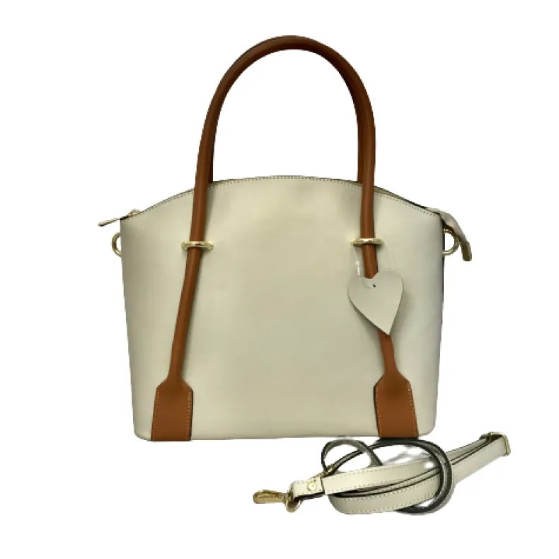 Two-tone Rigid Handcrafted Bag