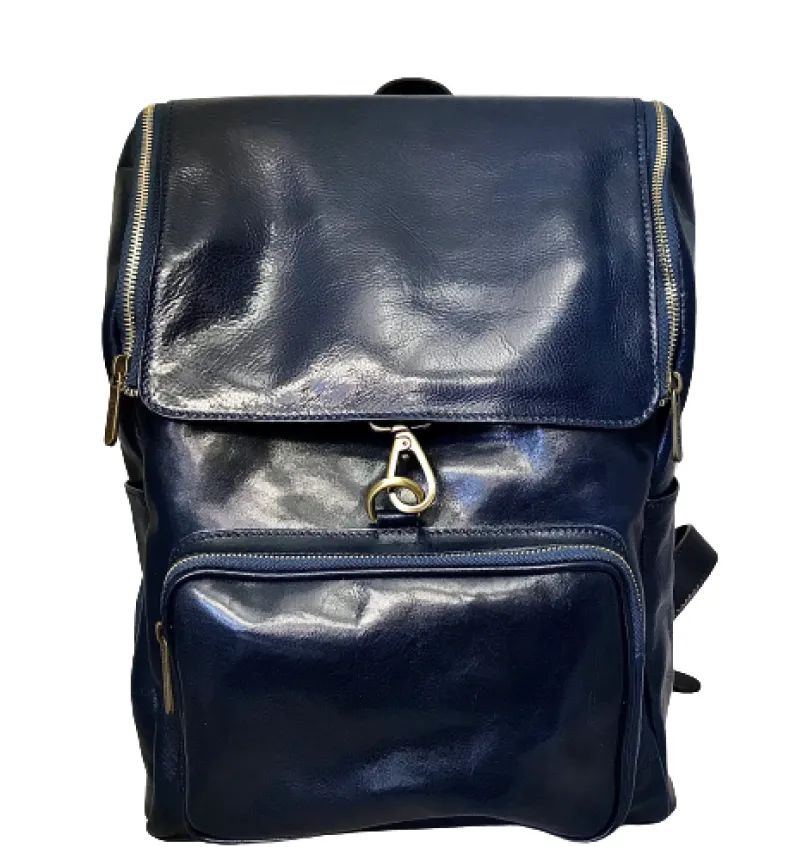 Unisex Handcrafted Backpack With Carabiner