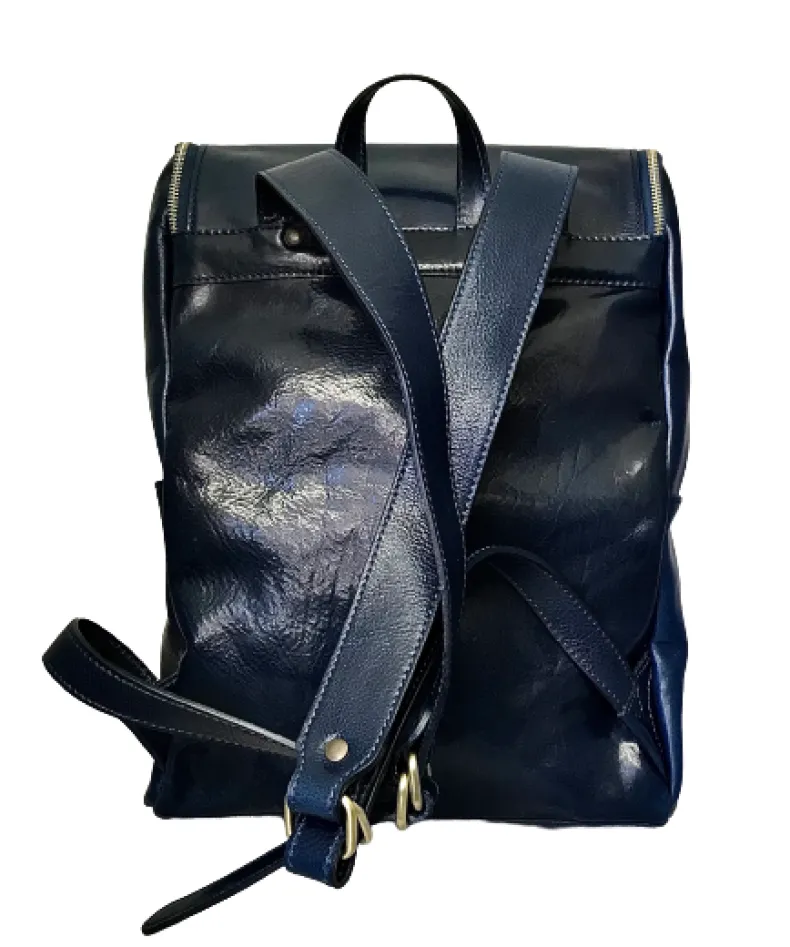 Unisex Handcrafted Backpack With Carabiner
