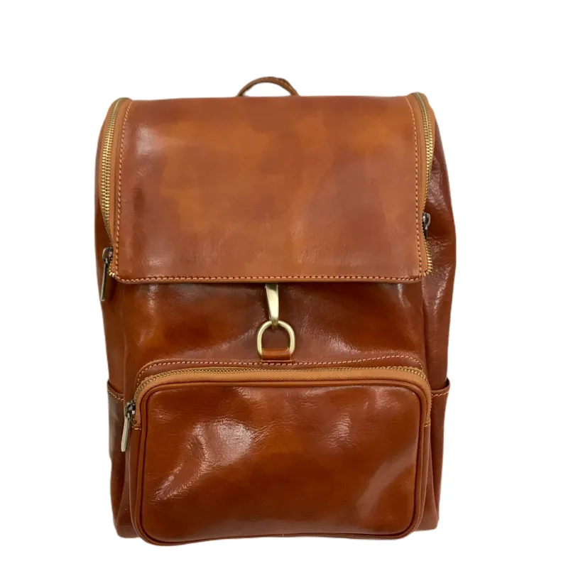 Unisex Handcrafted Backpack With Carabiner