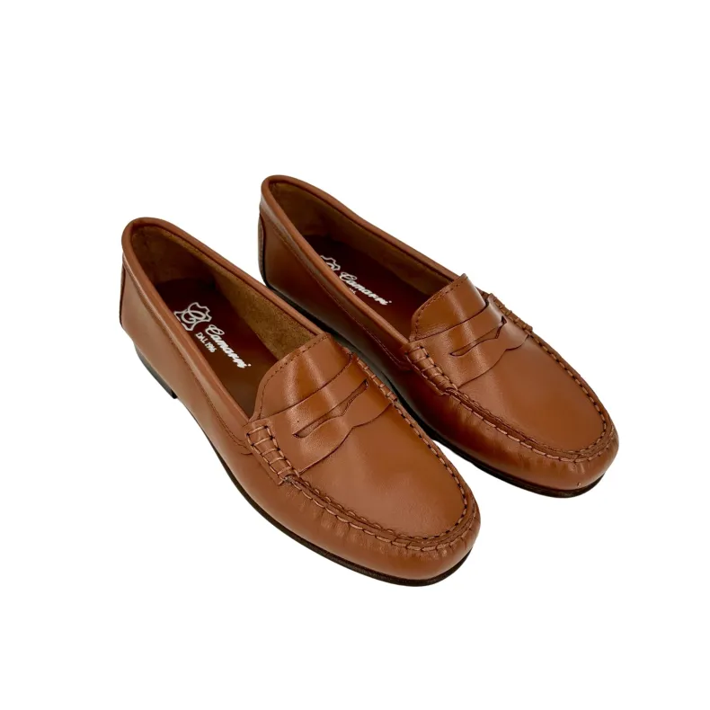 Unlined Leather College Moccasin