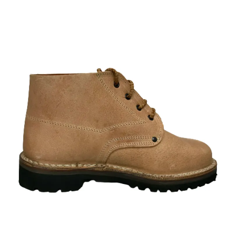 Work Boot In Natural Cowhide Tank