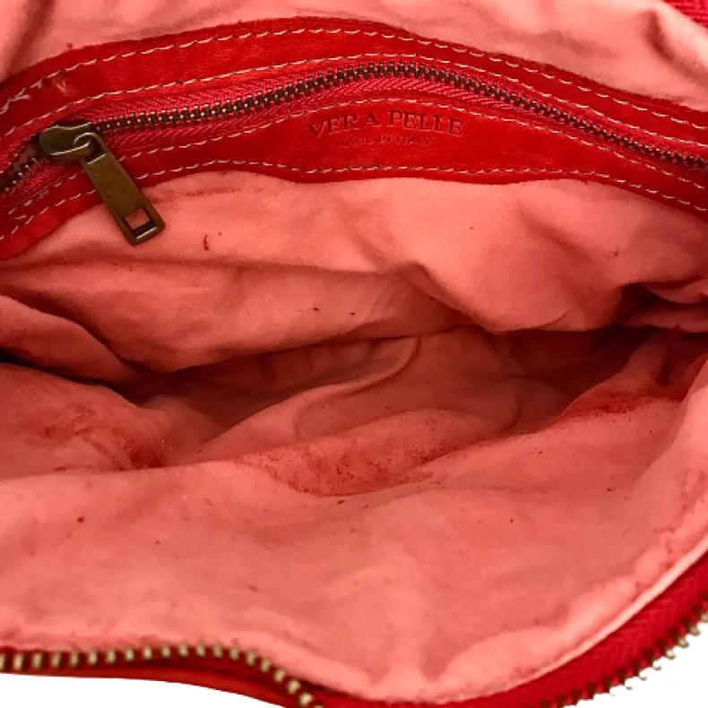 Woven Bag With Shoulder Strap And Strap