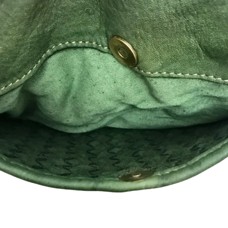 Woven Bag With Shoulder Strap And Strap