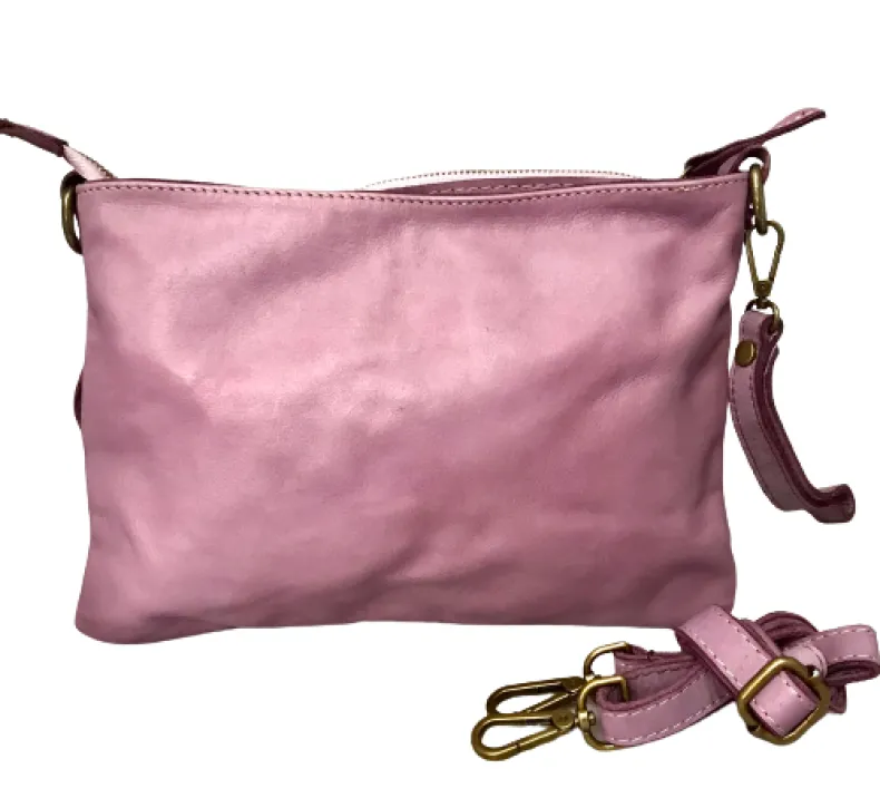 Woven Bag With Strap And Sage Green Shoulder Strap