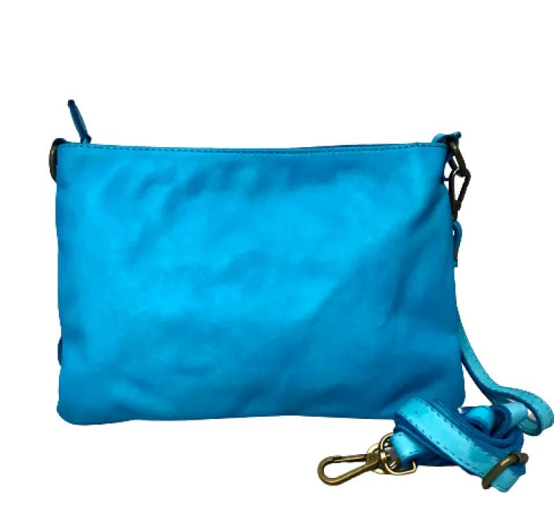 Woven Bag With Strap And Sage Green Shoulder Strap