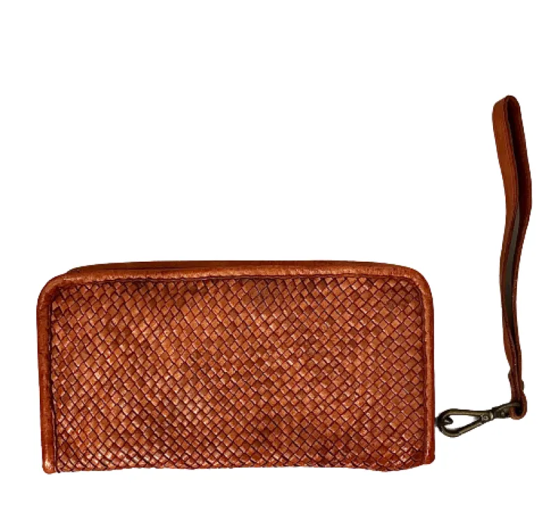 Woven Handcrafted Wallet With Wrist Strap