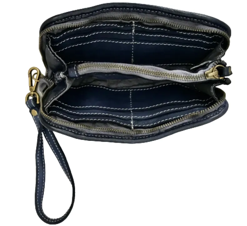 Woven Wallet With Wrist Strap